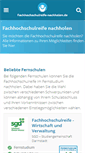 Mobile Screenshot of fachhochschulreife-nachholen.de
